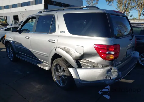 2001 Toyota Sequoia Sr5 V8 from USA, damaged, VIN 5TDZT34A21S016847